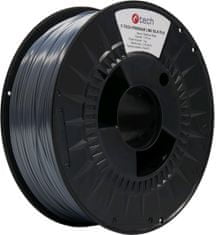 C-Tech PREMIUM LINE tisková struna (filament), Silk PLA, 1,75mm, 1kg, čedičová šedá (3DF-P-SPLA1.75-7012)