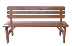 eoshop VIKING záhradná lavica drevená LAKOVANÁ - 180 cm