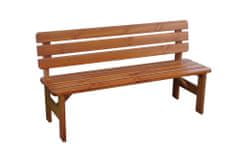 eoshop VIKING záhradná lavica drevená LAKOVANÁ - 180 cm
