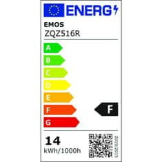 EMOS EMOS Chytrá LED žiarovka GoSmart A65 / E27 / 14 W (94 W) / 1 400 lm / RGB / stmievateľná / Zigbee ZQZ516R
