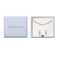 Rosefield Pozlátená súprava šperkov s kryštálmi JBHCG-X277 (náramok, náušnice)