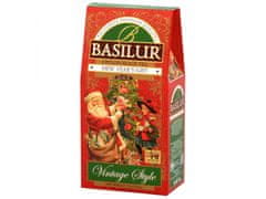 Basilur BASILUR Darček na Nový rok - Čierny lisovaný čaj s prídavkom čerešní a barwierskeho krokusu, 85 g x1