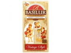 Basilur BASILUR Veselé Vianoce - Čierny lisovaný čaj z Cejlonu s prídavkom jablka, zázvoru a vanilky, 85 g x1