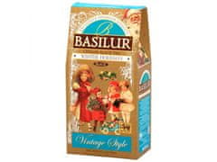 Basilur BASILUR Zimné sviatky - Čierny lisovaný čaj s prídavkom čerešní, pomarančovej kôry a pomarančových kvetov, vianočný čaj 85 g x1