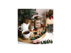 Basilur BASILUR Vianočný koncert hudby - Čierny lisovaný čaj z Cejlonu, plechovka s hudobnou skrinkou, vianočný čaj 100 g x3