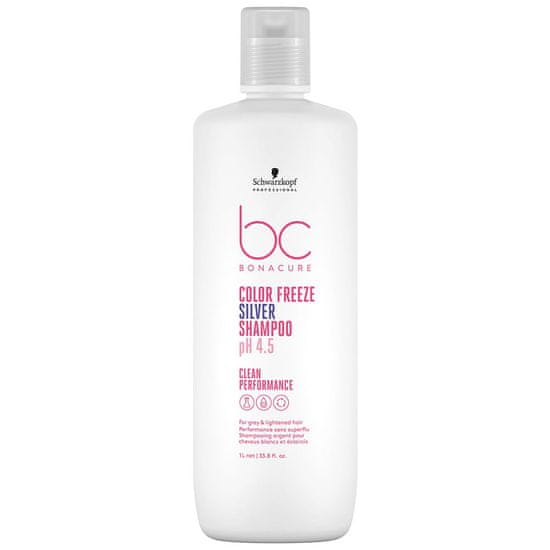 shumee BC Bonacure Color Freeze Silver Shampoo šampón s pigmentom pre studené odtiene vlasov 1000ml