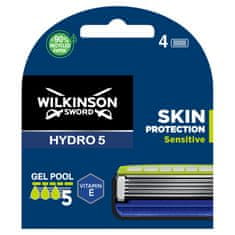 shumee Náhradné žiletky pre mužov Hydro 5 Skin Protection Sensitive 4 ks