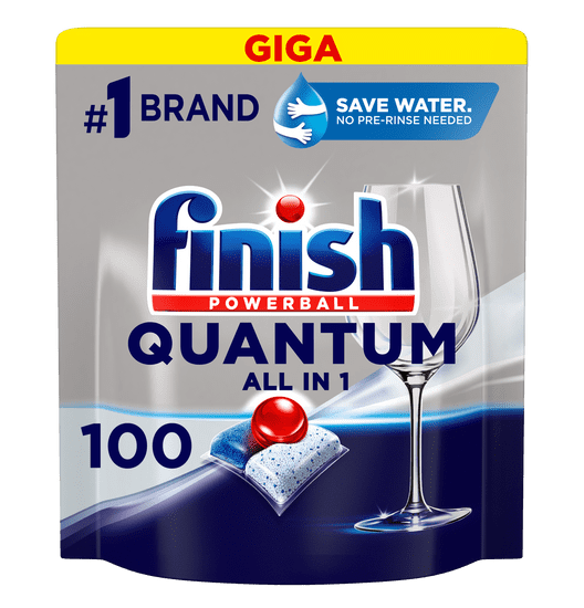 Finish Quantum - Kapsule do umývačky riadu 100 ks
