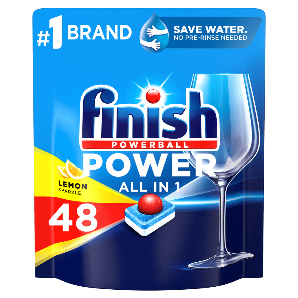 Finish Power All in 1 kapsule do umývačky riadu Lemon Sparkle 48 ks