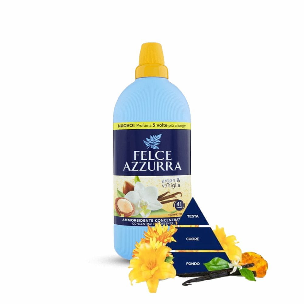 Felce Azzurra Aviváž koncentrát vanilkový a arganový olej 1025 ml 41 praní