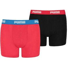 Puma 2PACK chlapčenské boxerky viacfarebné (701219336 786) - veľkosť 128