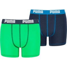 Puma 2PACK chlapčenské boxerky viacfarebné (701219336 686) - veľkosť 128