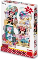 DINO Puzzle Minnie a Daisy v lete 4x54 dielikov