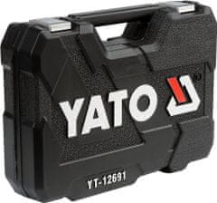 YATO  Gola sada 1/2", 1/4" + příslušenství 82 ks YT-12691