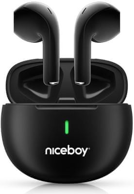  Bluetooth slúchadlá niceboy hive pop beans handsfree mikrofón skvelý zvuk dlhá výdrž na nabitie odolné voči vode ľahká konštrukcia 