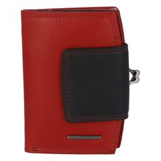 Bellugio Praktická dámska peňaženka Bellugio Clara, červeno-čierna