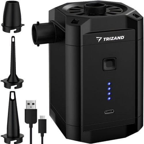 Trizand  20790 Elektrická bezdrátová pumpa pro matrace USB, 5000mAh