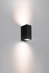 Century CENTÚRY vonkajšie nástenné svietidlo AXO 2XGU10 SQUARE čierna