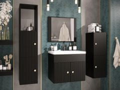Veneti Kúpeľňová zostava SILVINO 2 - čierna + umývadlo ZDARMA