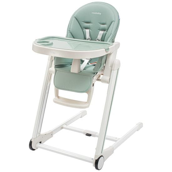 NEW BABY Jedálenská stolička Muka dusty green