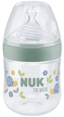 Nuk for Nature fľaša s kontrolou teploty 150 ml zelená