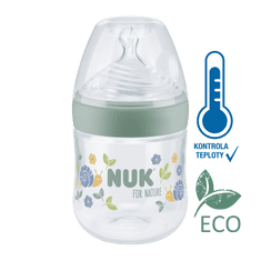 for Nature fľaša s kontrolou teploty 150 ml zelená