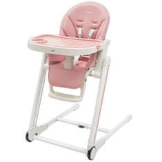 NEW BABY Jedálenská stolička Muka NEW BABY dusty pink 