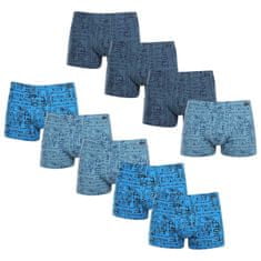 Andrie 9PACK pánske boxerky modré (PS 5584) - veľkosť L