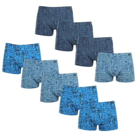 Andrie 9PACK pánske boxerky modré (PS 5584)