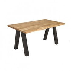 Casa Vital SYSTEM LAMBDA stolové nohy, jedálenský stôl, čierne, 8x10 cm, pre 160x180x200/220/240 cm SYSTSEM stolové dosky