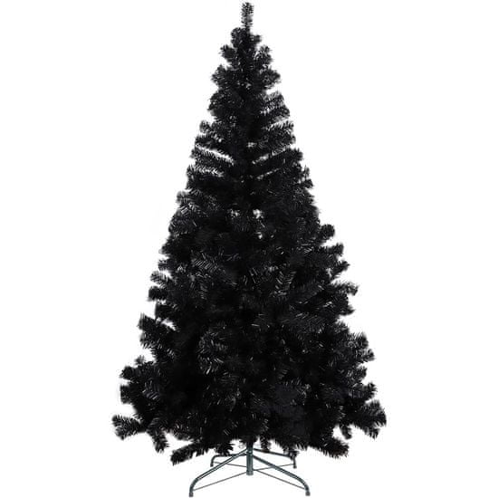 Timeless Tools Čierny umelý vianočný stromček, 150 cm 415 vetiev