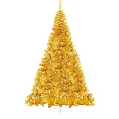 Timeless Tools Zlatý umelý vianočný stromček, 210 cm 1000 vetiev