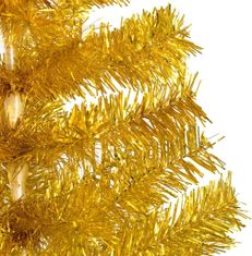 Timeless Tools Zlatý umelý vianočný stromček, 120 cm 230 vetiev
