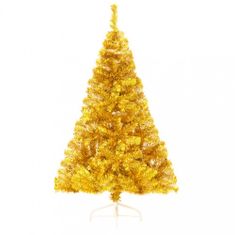 Timeless Tools Zlatý umelý vianočný stromček, 180 cm 708 vetiev