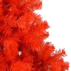 Timeless Tools Červený umelý vianočný stromček, 180 cm 708 vetiev