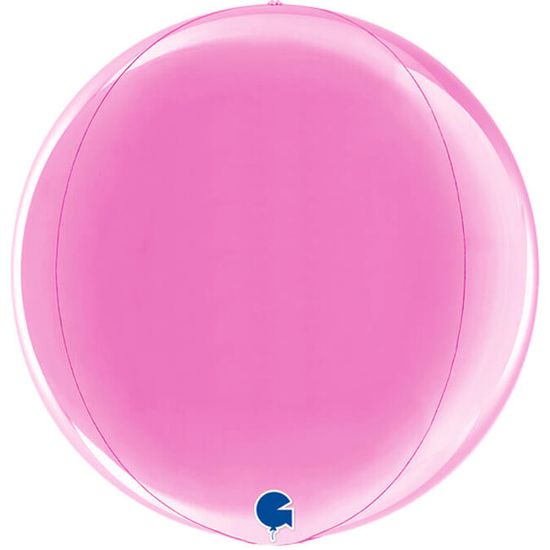 Grabo Fóliový balón guľa tmavoružová 38cm