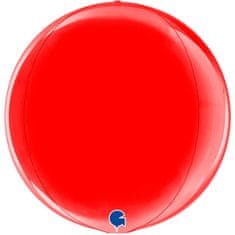 Grabo Fóliový balón guľa červená 38cm
