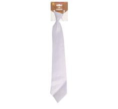 Biela kravata - mafia - gangster - Rozlúčka so slobodou - 45 cm