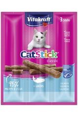 Vitakraft Cat pochúťka Stick mini Salmon + Trout 3x6g
