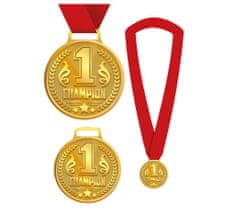 Medaila Champion - zlatá - šampión