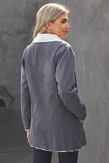 OMG! Dámska fleecová bunda Miarsa šedá S