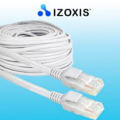 Izoxis 22532 Sieťový kábel RJ45-RJ45, 30 m, sivá