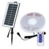 Ecolite Solárny LED pásik 5m, panel 4,5 V, aku 3,7 V/2400mAh, IP65 DX-SOLAR-3000/5M