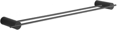 Mexen príslušenstvo, Aron dvojitý držiak na uterák, čierna, 7088125-70