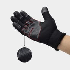 MG Sports rukavice na ovládanie dotykového displeja L, čierne