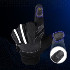 MG Non-slip rukavice na ovládanie dotykového displeja L, čierne