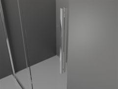 Mexen Velar, posuvné dvere typu Walk-in 70x200 cm, 8mm číre sklo, chrómová, 871-070-000-03-01