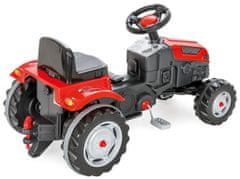 Traktor šliapací červený
