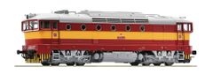 ROCO Dieselová lokomotíva T478 3208, Okuliare ČSD, digitálna - 70024
