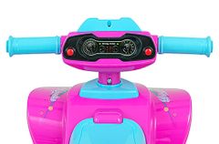MILLY MALLY Detské odrážadlo so zvukom Štvorkolka Monster Pink